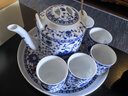古笙記 釉下彩青花瓷提梁壺茶具套裝景德鎮(zhèn)陶瓷整套中式泡茶壺茶杯茶盤 【青花纏枝蓮】禮盒包裝 曬單實(shí)拍圖