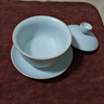 青澹汝窯蓋碗三才大號泡茶碗茶具天青色景德鎮(zhèn)陶瓷家用手工隨緣蓋碗 隨緣蓋碗 天青色 曬單實拍圖