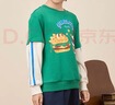 歌瑞家（greatfamily）兒童衛(wèi)衣2024秋季新款男童裝套頭衛(wèi)衣長(zhǎng)袖上衣小童動(dòng)感棉A類樂友 綠色 120 【5-6歲】 曬單實(shí)拍圖