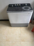 海爾（Haier）洗衣機(jī)雙缸雙桶 家用超大容量半自動(dòng)洗衣機(jī)波輪脫水甩干兩用洗脫分離雙筒強(qiáng)勁動(dòng)力老式以舊換新 15公斤黑色+雙電機(jī)+水電分離安全 曬單實(shí)拍圖