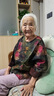齊黛（QUEDIT）真正的香云紗上衣女2025春夏新款復(fù)古盤扣印花媽媽裝開(kāi)衫真絲襯衫 黛綠玫瑰 XL /推薦130-140斤 曬單實(shí)拍圖