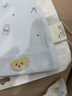 ZOZX德國嬰兒帽子0到3個月夏薄款小月齡初生寶寶帽a類純棉新生兒胎帽 尼多熊帽子-藍 33-40cm（建議0-3月） 曬單實拍圖