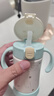 利其爾（Richell）保溫杯兒童水杯吸管杯不銹鋼寶寶水杯吸管杯保溫學(xué)生用便攜 小狗保溫杯 300ml 吸管杯 曬單實(shí)拍圖