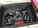 富隆迪【聲光電啟動】動態(tài)1:6大號川崎h2r摩托車模型合金仿真機(jī)車模形 1:6川崎H2R(可擰油門啟動)碳纖維 禮盒裝(鑰匙+前后起車架) 曬單實拍圖
