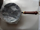 百強迷你小炒鍋無涂層輕便鐵鍋平底不粘鍋一人食炒菜鍋電磁爐燃氣通用 送鍋蓋無涂層不生銹不粘鍋 24cm 曬單實拍圖