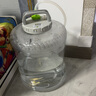 潤謙實(shí)心手柄礦泉水桶食品級PC功夫茶吧機儲水箱塑料手提便攜純凈水桶 實(shí)心手柄12L【白透\茶具桶】送管 曬單實(shí)拍圖