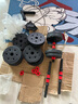 FGHGF啞鈴家用可調(diào)節(jié)啞壺鈴杠鈴套裝運(yùn)動(dòng)舉重鍛煉健身器材10-40kg含配 30斤【左右各15G】啞鈴+杠鈴多功能款送7大好禮 曬單實(shí)拍圖