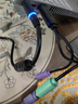 綠聯(lián)usb轉ps2轉接頭筆記本電腦接鍵盤鼠標掃描槍轉換線帶芯片圓口 黑色(20219) 20CM(袖珍型) 曬單實拍圖