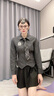 沐霓jk制服套裝2025新款長袖襯衣+百褶裙學(xué)院風(fēng)上衣短裙半身裙2件套裝 套裝【上衣+短裙  送徽章領(lǐng)帶 】 M碼【建議95-105斤】 曬單實(shí)拍圖