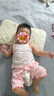 印品棉棉屋3條裝夏季女寶寶竹節(jié)棉兒童短褲純棉薄款花邊三分褲外穿燈籠褲 兔子愛心短褲3條裝 90 碼（身高90cm左右/兩用襠） 曬單實(shí)拍圖
