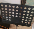莫森（MOSEN）MS-202譜架 專業(yè)升降加粗加厚琴譜架 樂器通用樂譜架譜臺(tái) 套裝款 曬單實(shí)拍圖