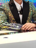 格素凡男童西裝七彩流星亮片西服套裝兒童禮服鋼琴表演服裝男孩小主持人 七彩【西服】送領(lǐng)花 110 曬單實拍圖