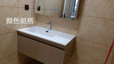 藝樂(lè )雅（YILEYA）浴室柜 納米微晶石洗手盆現代簡(jiǎn)約洗臉盆柜衛生間巖石一體盆洗漱臺組合套裝 90cm智能鏡柜丨巖石一體盆 曬單實(shí)拍圖
