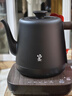 鳴盞【國家補貼】燒水壺泡茶 電熱水壺功夫茶壺電茶爐 茶藝師專用電茶壺 智能恒溫茶具磨砂MZ152A黑色 曬單實拍圖