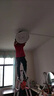 惠普普瑞護眼LED隱形扇葉餐廳遙控調(diào)光一體吊扇風(fēng)扇燈中山燈具包安裝 曬單實拍圖