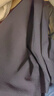 無印良品（MUJI）女式易干彈力泡泡紗輕便七分褲 褲子女款25年夏季女裝 BE1VSA5S 藏青色 L （165/70A） 曬單實拍圖