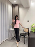 lareen fitty高端潮牌翻領(lǐng)短袖T恤女2025夏季新款修身收腰刺繡POLO衫氣質(zhì)上衣 白色 L ( 建議100-110斤 ) 曬單實(shí)拍圖