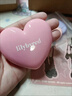 Lilybyred韓國愛心可愛單色腮紅膏自然元?dú)馍倥勰蹖W(xué)生平價(jià)正品 愛心腮紅膏02（粉紫色） 曬單實(shí)拍圖