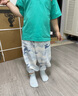 ibaby/英倫寶貝兒童防蚊褲男女寶寶燈籠褲春夏嬰幼兒紗布長褲 曬單實拍圖