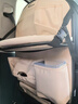 愛(ài)車(chē)屋汽車(chē)座椅后背收納袋 椅背置物架 掛袋車(chē)載后排小桌板多功能儲物袋 【輕奢皮革】象牙米-升級折疊款 曬單實(shí)拍圖