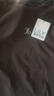 LILY2025春新款簡(jiǎn)約基礎(chǔ)百搭通勤修身圓領(lǐng)咖啡色短袖T恤女短上衣 710咖啡 M 曬單實(shí)拍圖