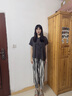 安之伴【巨好睡】情侶睡衣夏季涼感彈彈棉愛心印花休閑寬松男女家居服 鯨灰 女 L 曬單實拍圖
