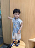 G.DUCKKIDS小黃鴨周歲禮服男寶寶抓周衣服女漢服百日宴百天滿月嬰兒套裝夏季 紅色+香囊 73 3-7月建議寶寶6-8公斤左右CM 曬單實(shí)拍圖