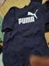 彪馬（PUMA）純棉寬松白色百搭休閑短袖T恤男女情侶款運動(dòng)上衣 688958 海軍藍-16 L (180/100A) 曬單實(shí)拍圖