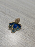 MOEO氣質(zhì)2025新款輕奢花朵耳環(huán)不對稱珍珠耳釘小眾設(shè)計(jì)感個(gè)性耳飾 SKU01_顏色分類(藍(lán)色耳釘) 曬單實(shí)拍圖