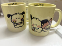 柏潮帕恰狗杯子馬克杯帶蓋咖啡杯陶瓷辦公室杯子ins高顏值早餐杯可愛 吃飯狗+購物狗【情侶款】 單個杯子【絲帶+禮盒】 曬單實拍圖