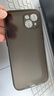 奶小鴨 適用蘋(píng)果14手機(jī)殼 iphone14保護(hù)套鏡頭全包超薄透明磨砂防摔軟殼男女款 深空黑 曬單實(shí)拍圖