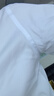 杉杉（FIRS）【230支純棉】短袖襯衫男DP免燙新款高端商務(wù)休閑襯衣 白色 40 曬單實(shí)拍圖