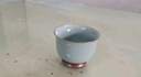 汝窯茶杯主人杯個(gè)人單杯冰裂開(kāi)片冰花釉陶瓷品茗杯功夫茶具禮盒裝 冰花釉撇口杯【禮盒裝】 曬單實(shí)拍圖