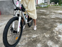 EG7山地自行車女款女士山地車粉色小眾變速越野競(jìng)速成人學(xué)生公路單車 【至尊】輻條輪-減震-炫彩粉 24英寸 27速 曬單實(shí)拍圖