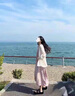 hiui慵懶風(fēng)冰絲針織開衫女士防曬上衣千朔同款夏季披肩罩衫松弛感外套 白色(夏日輕薄款) S 【建議80-120斤】 曬單實(shí)拍圖