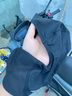 摩多狼（MOTOWOLF）摩托車頭套夏季冰絲男面罩女四季防曬擋風(fēng) FM1頭套短款 黑色 曬單實(shí)拍圖