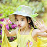 DUTRIEUX兒童帽子夏寶寶遮陽(yáng)太陽(yáng)帽大帽檐男女童親子防太曬漁夫帽帶口哨 米色(萌萌龍漁夫帽) 【送口哨】口哨顏色隨機 曬單實(shí)拍圖