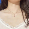 施華洛世奇（SWAROVSKI）DAZZLING SWAN天鵝女手鏈粉天鵝項(xiàng)鏈輕奢感送老婆女友情人節(jié)禮物 方鉆 粉色天鵝項(xiàng)鏈(5473024) 曬單實(shí)拍圖