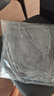 Homlean美式復(fù)古水洗牛仔褲夏男時尚百搭寬松直筒微喇休閑褲SS99水泥灰XL 曬單實拍圖