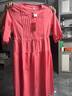 皮爾卡丹（pierre cardin）春夏女裝2024年新款連衣裙中長(zhǎng)款收腰長(zhǎng)裙棉麻苧麻亞麻裙子女 粉紅色 XL 建議145斤以內(nèi) 曬單實(shí)拍圖