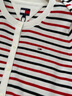TOMMY JEANS【張元英同款】25新款秋冬女純棉條紋修身圓領(lǐng)針織開衫20976 白藏藍紅條紋0FG L 曬單實拍圖