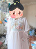 小豬班納【新中式】童裝夏季新款女童網(wǎng)紗古風(fēng)刺繡漢服連衣裙仙女蓬蓬裙 淡藍 160 曬單實(shí)拍圖