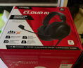 極度未知（HYPERX）Cloud Ⅲ 颶風(fēng)3有線黑紅 DTS音效 53mm驅(qū)動(dòng)單元電競(jìng)頭戴式游戲耳機(jī) 適配三角洲行動(dòng) 曬單實(shí)拍圖