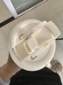 COOKSS保溫杯水杯咖啡杯高顏值女生學生便攜316不銹鋼雙飲吸管泡茶水杯 月白玲蘭-【316不銹鋼】500ml 曬單實拍圖