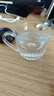 LA ROCHERE法國進口把手玻璃杯 茶杯咖啡杯喝水杯豎條紋耐熱水杯辦公室商務(wù) 矮款把手杯(散買無盒) 270ml 1只 曬單實拍圖