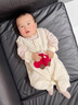班喜迪嬰兒衣服春裝嬰幼兒背帶褲外出服超萌男女寶寶連體衣可愛(ài)爬服春秋 米色 73cm 曬單實(shí)拍圖