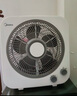 美的（Midea）【國家補貼】轉(zhuǎn)頁電風扇  鴻運轉(zhuǎn)葉頁桌面風扇 家用電風扇輕音搖頭大風量宿舍臥室小風扇 【12吋臺式30CM自動導風鴻運扇】國家補貼 曬單實拍圖
