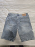 增致牛仔（zengzhi）【2025夏季薄款】牛仔短褲男舒適休閑破洞五分褲寬松直筒中褲子男 曬單實(shí)拍圖