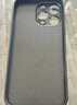 尚蘇 適用 iPhone16Pro手機(jī)殼蘋(píng)果16Pro保護(hù)套防摔鏡頭全包軟殼簡(jiǎn)約輕奢羊巴皮外殼女男款皮套黑色 曬單實(shí)拍圖