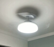 美的（Midea）風(fēng)扇燈一體LED照明餐廳臥室客廳燈三防護(hù)眼隱形扇葉燈具包安裝 曬單實(shí)拍圖